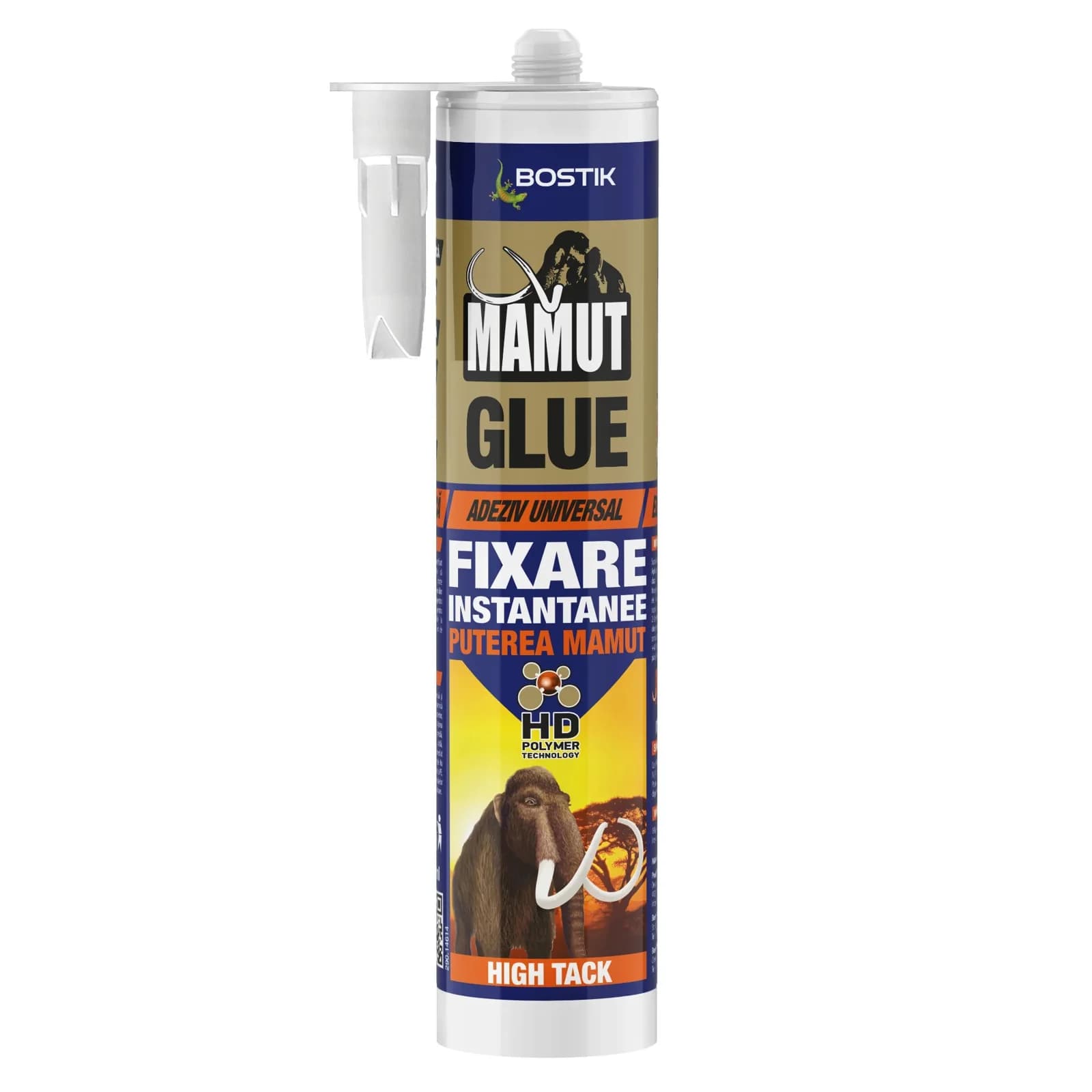 Adeziv universal, Mamut Glue High Tack, rezistent la apă, interior - exterior, alb, 290 ml