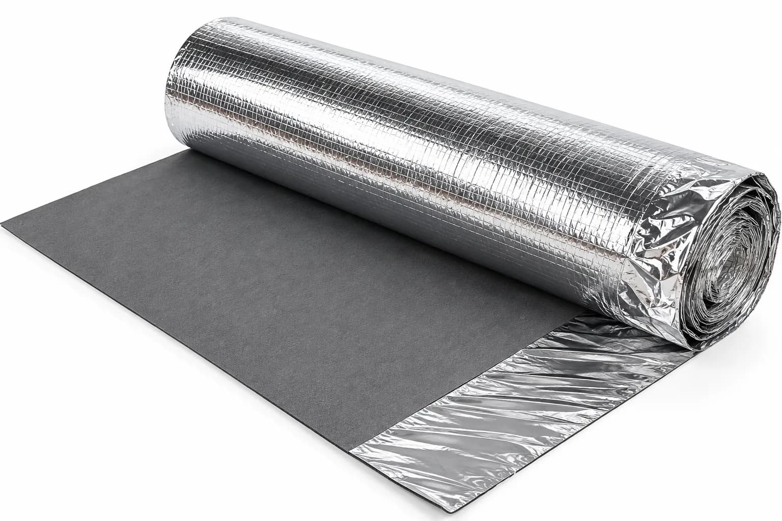 Folie parchet PEE neagră cu aluminiu 5 mm, rolă 15 m²
