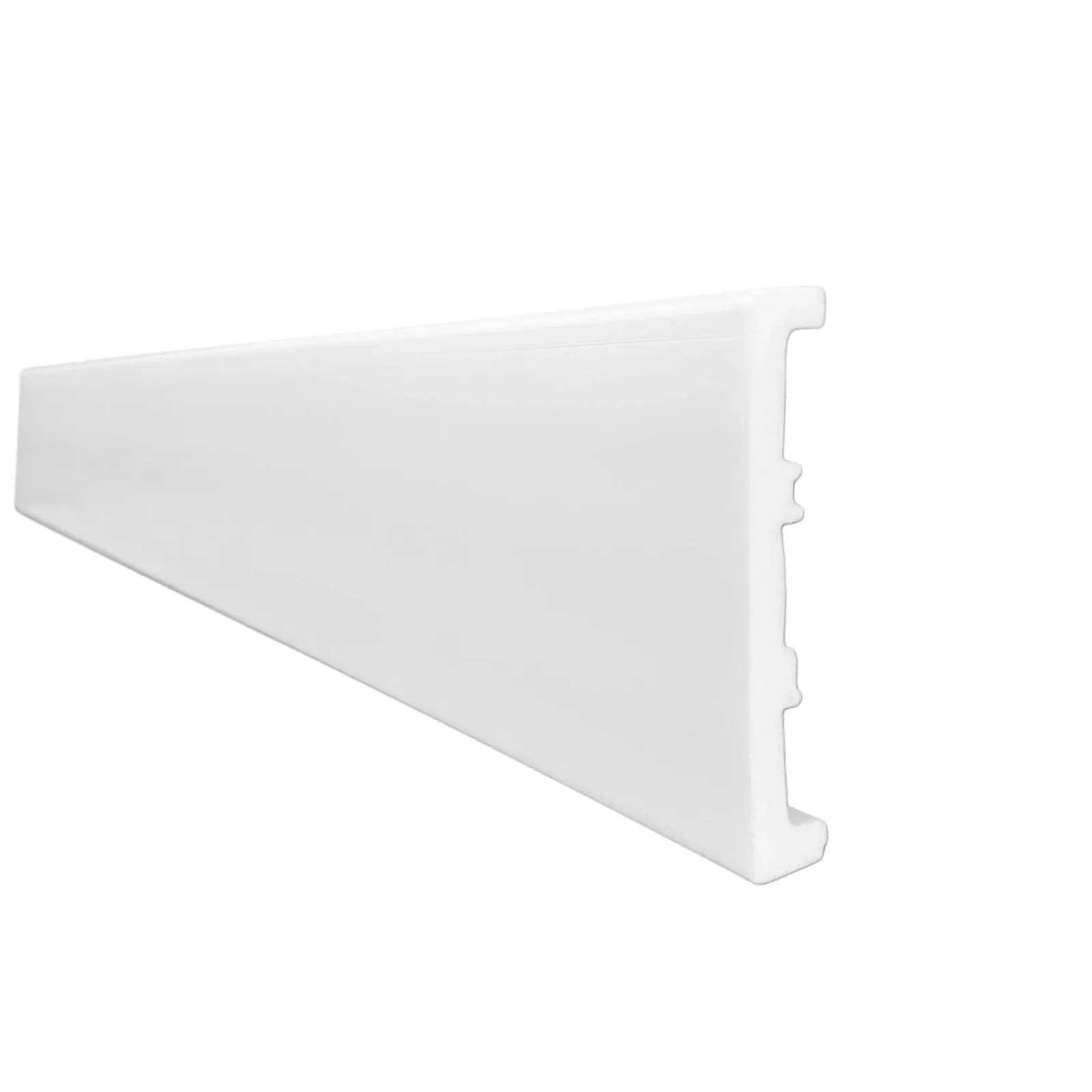 Plintă polimer Apatit PPAP60 albă, 60 mm, 2,2 m