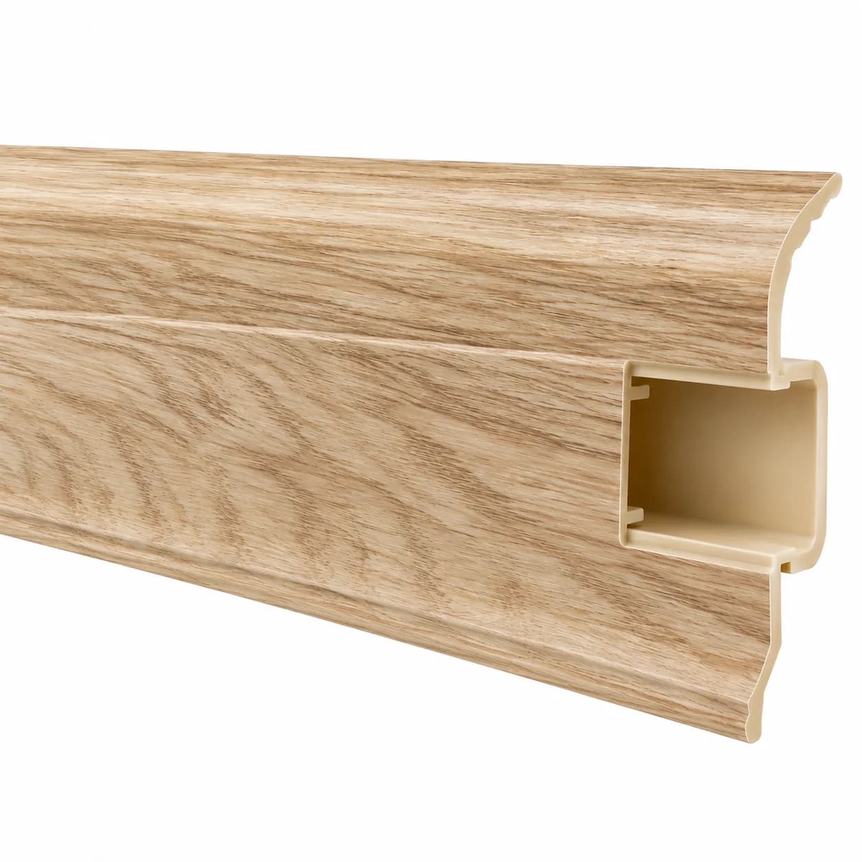 Plintă PVC 837 Stejar Novara, 55 mm, 2,5 m