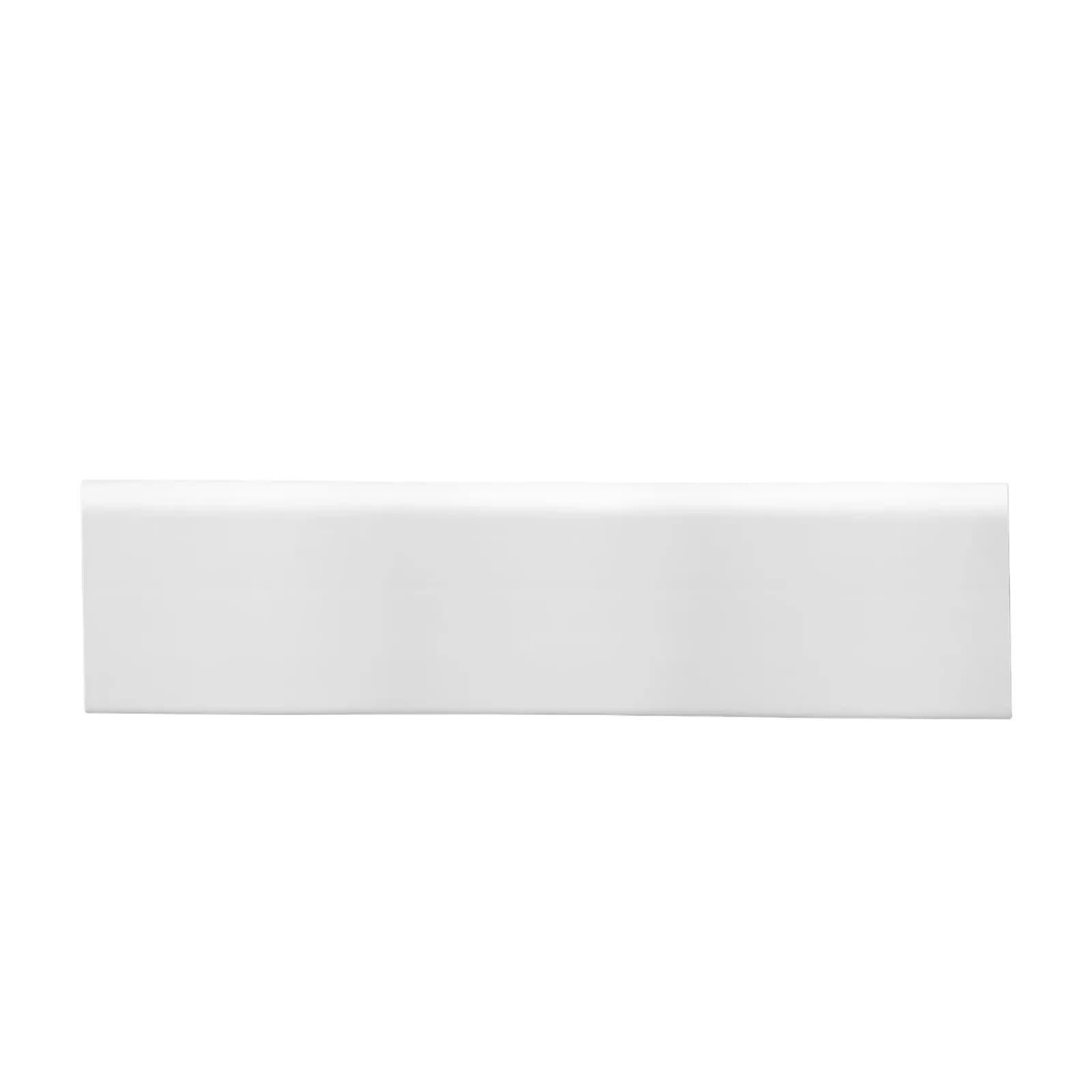 Plintă polimer Safir PPSF80 albă, 80 mm, 2,2 m