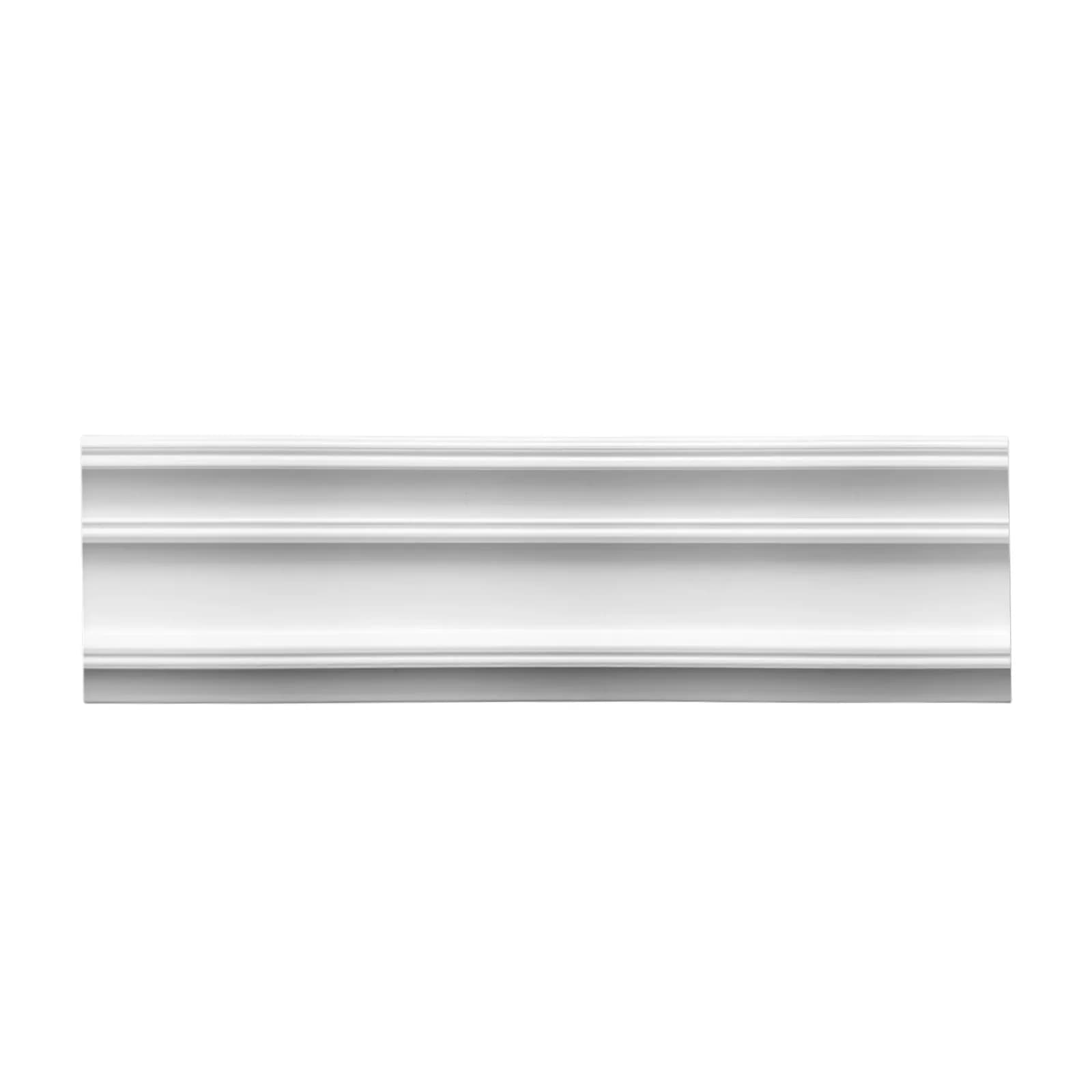 Plintă polimer Onix PPOX80 albă, 80 mm, 2,2 m