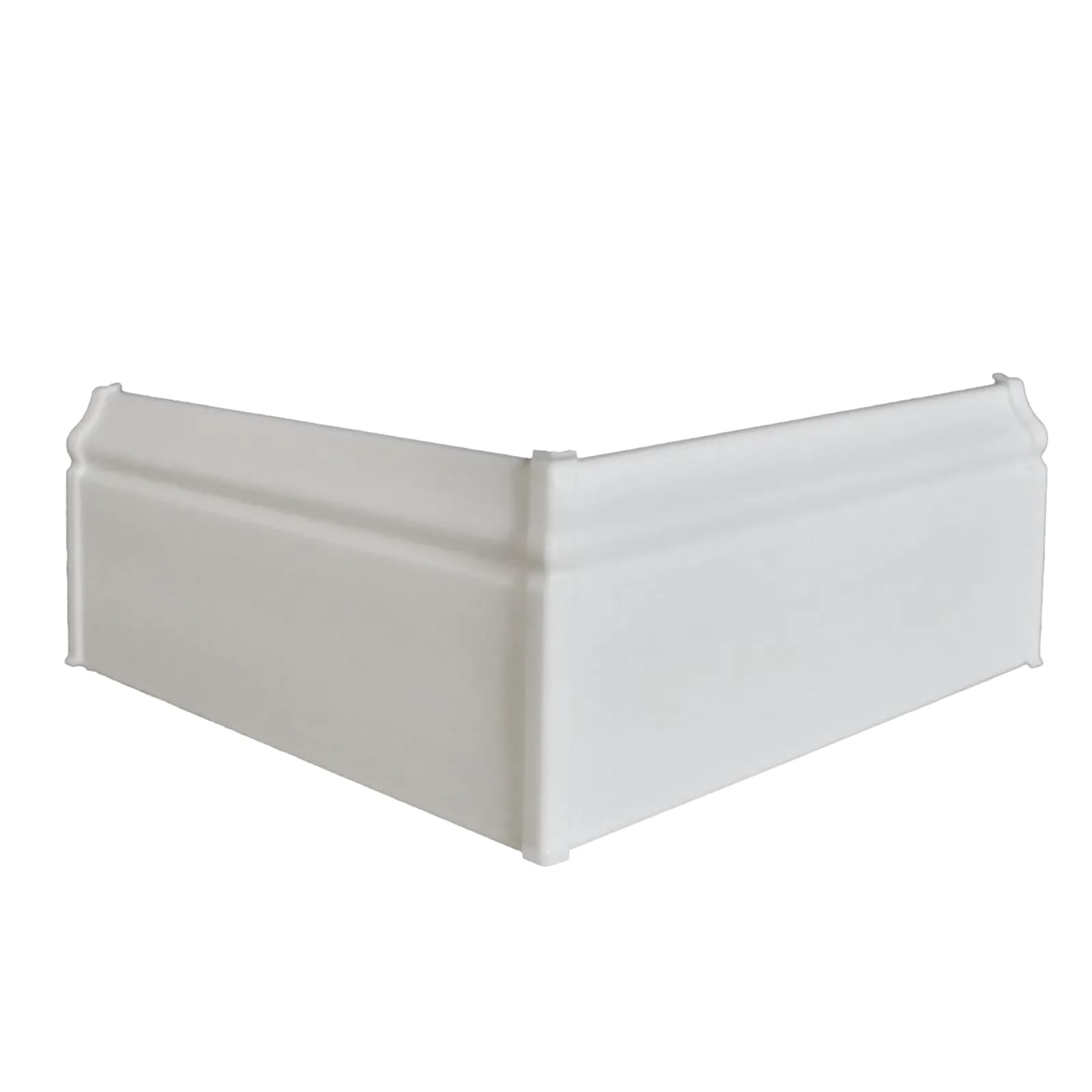 Plintă polimer Opal PPOP80 albă, 80 mm, 2,2 m