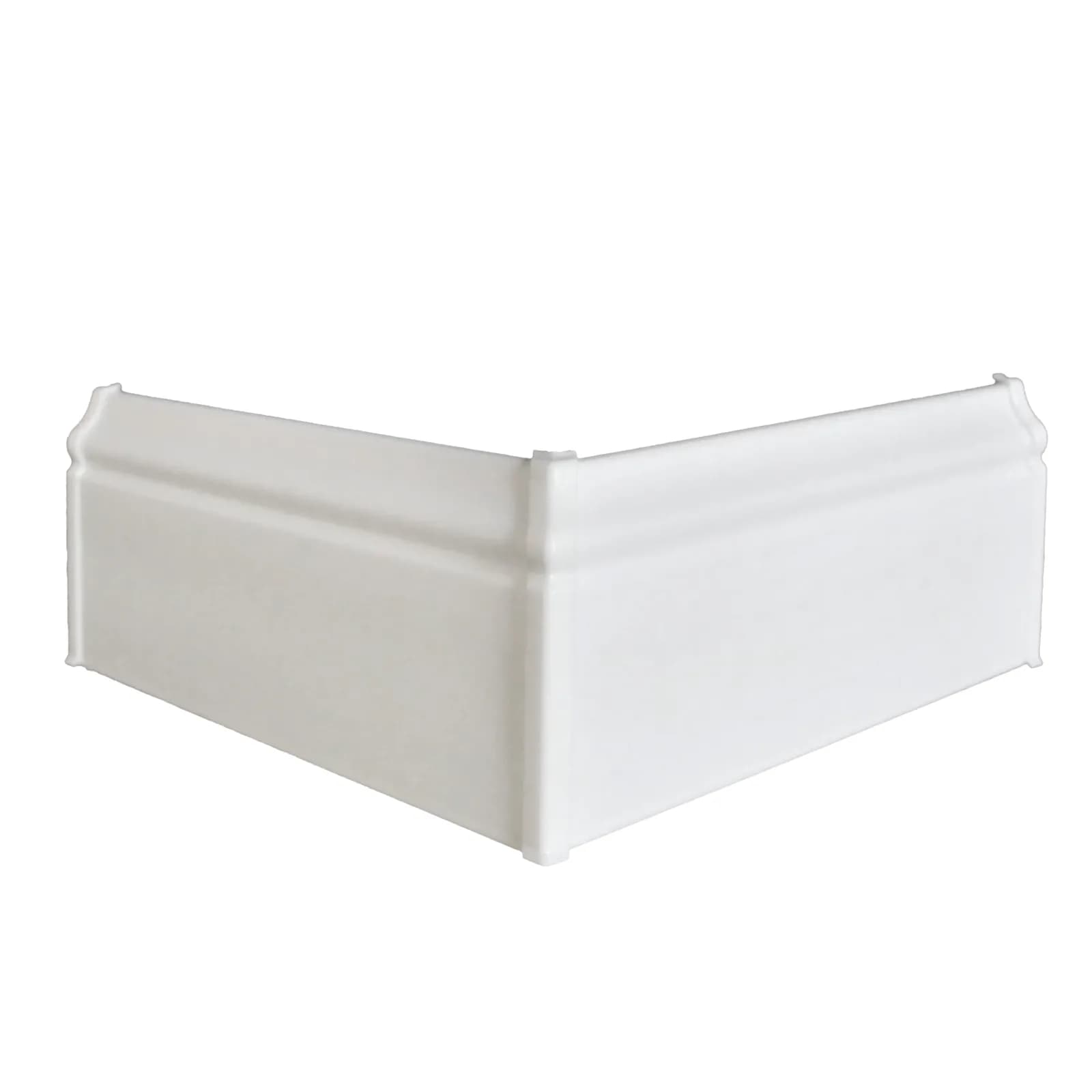 Plintă polimer Opal PPOP100 albă, 100 mm, 2,2 m