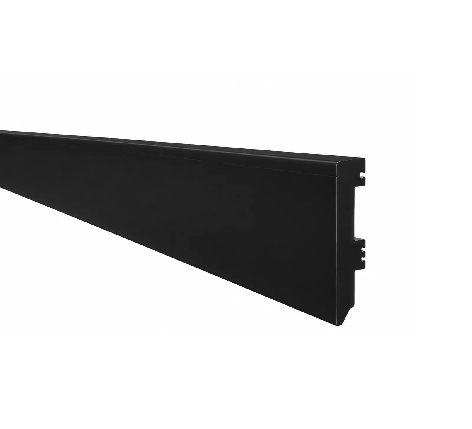 Plintă polimer Rubin PPRBU80N negru mat, 80 mm, 2,2 m